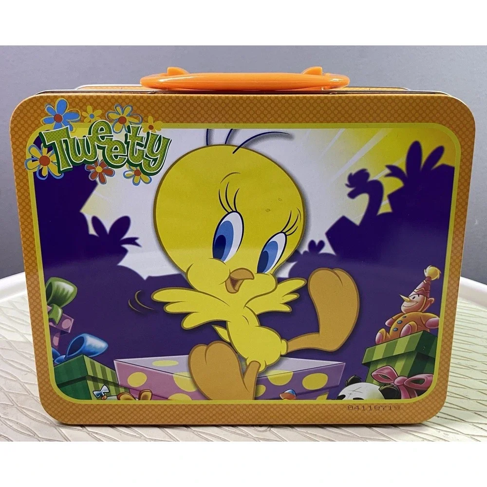 Looney‎ Tunes Pressman Tweety Bird Lunch Box W/100 Pc Jigsaw Puzzle NEW